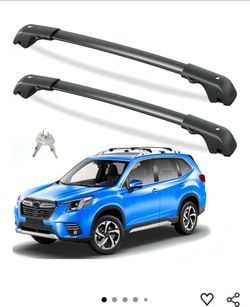 Subaru Forester cross bars roof rock