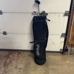 Ping Golf Bag With Mixed Clubs