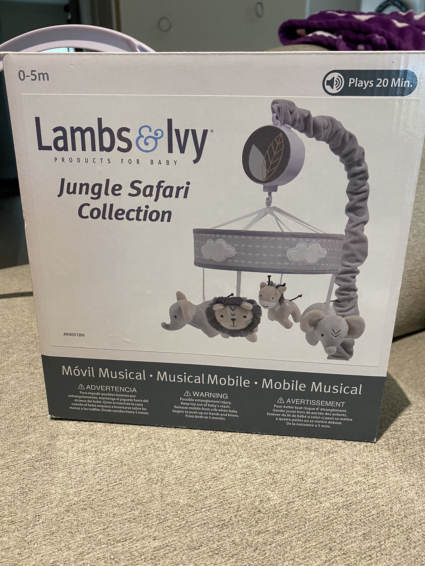 Lambs And Ivy Musical Mobile