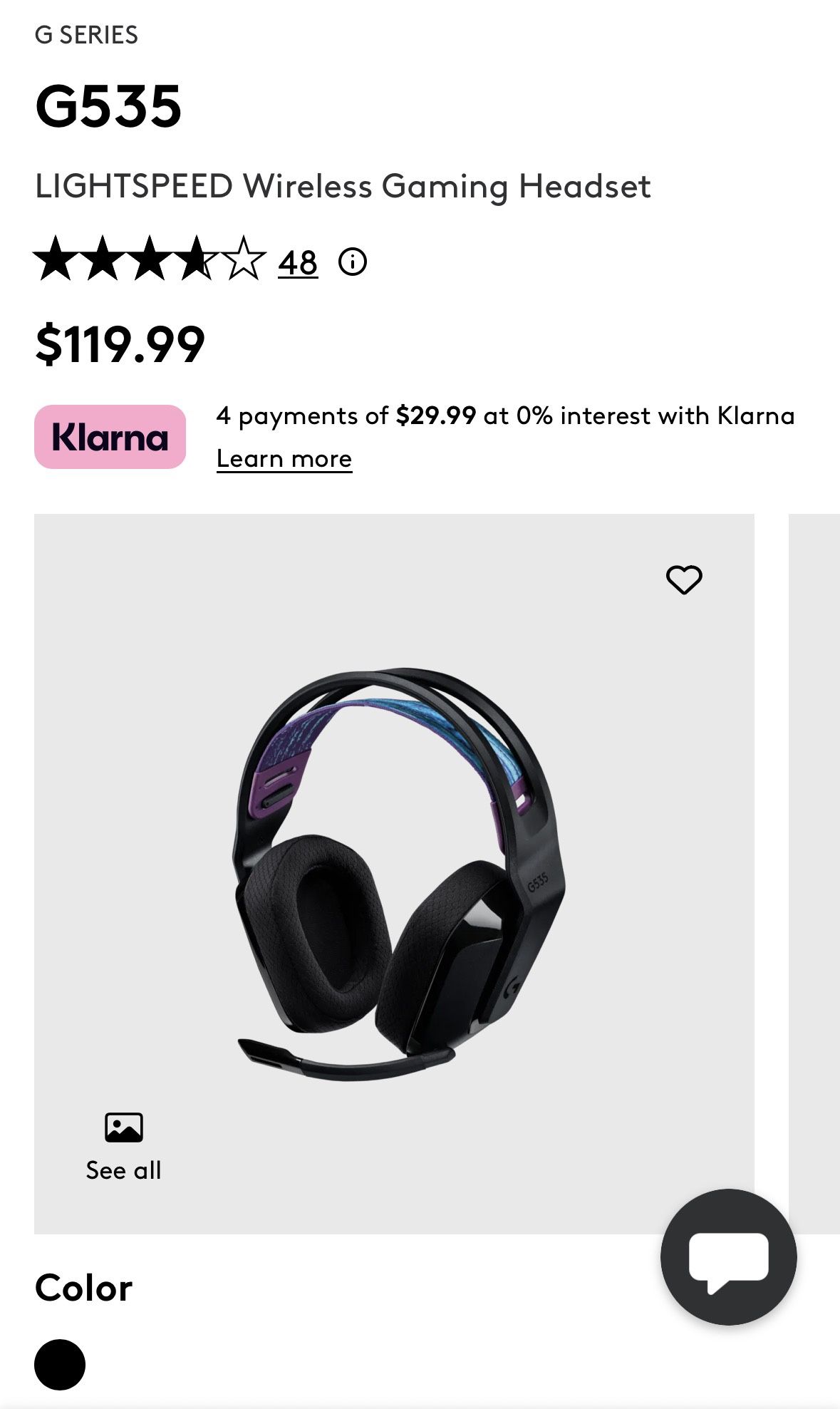 Logitech G535 Wireless Headset