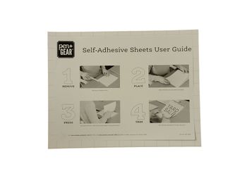 19 Sheets LETTER SIZE SELF-ADHESIVE SHEETS