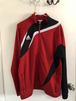 Addidas Sweater Red & Black Size Large for Men