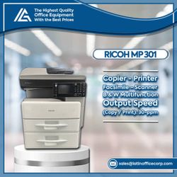 Mp 301 RICOH MULTIFUNCTION PRINTER 