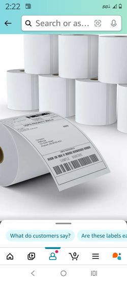 SHIPPING LABEL ROLLS 450 LABELS. 5$ EACH 10 AVAILABLE