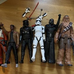 Star Wars 12” Hasbro Action Figures Lot