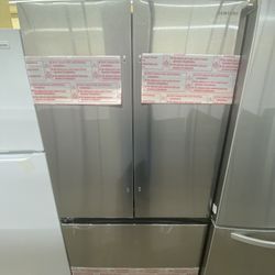 Samsung 36” Stainless Steel Door In Door French Door Refrigerator 