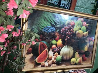 fresh fruit panting kitchen decor