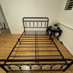Black Metal Bed Frame