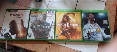 4 Xbox one games