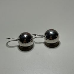 Sterling Silver Leverback Hook Earrings