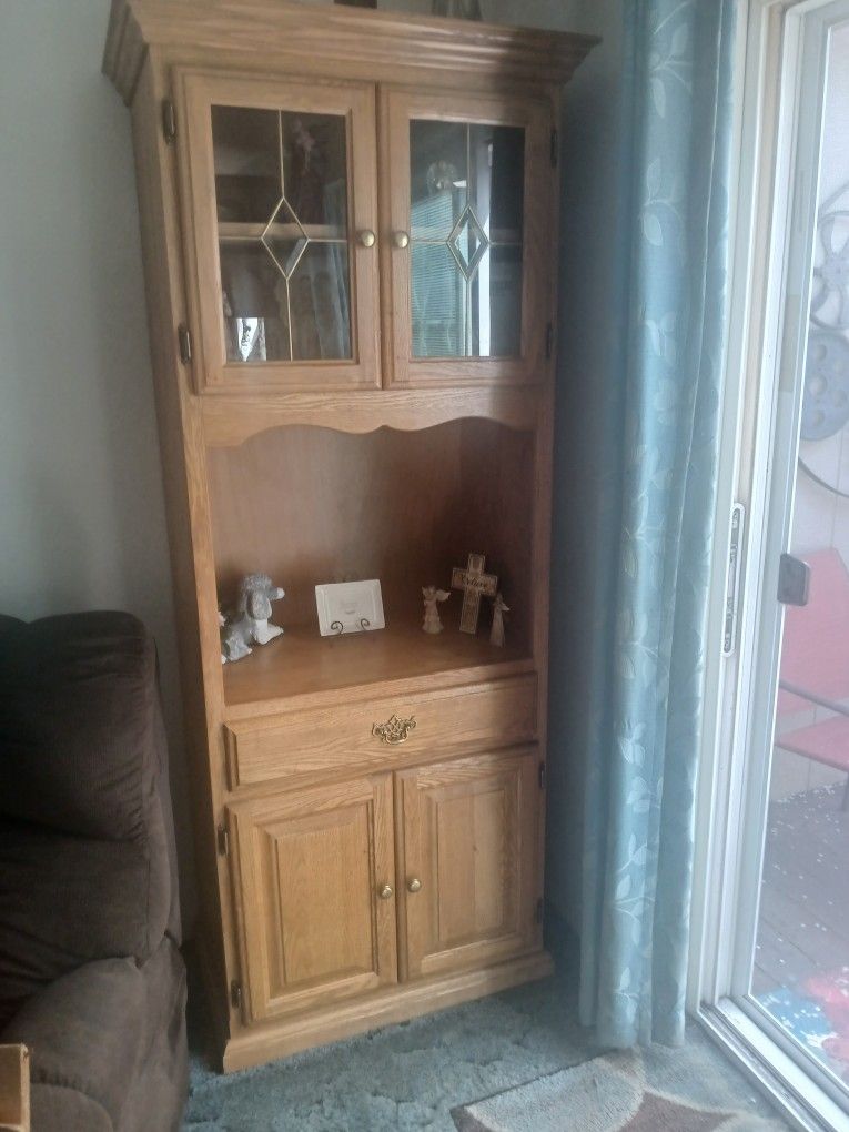 Oak Hutch