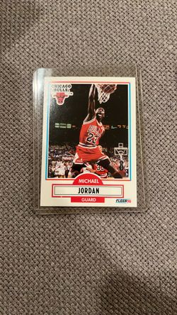 Micheal Jordan Fleer 1990 Card