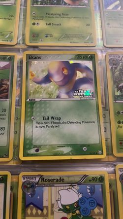 Ekans Pokémon card 2004