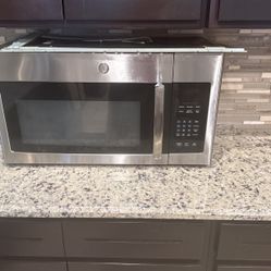 GE Stainless Steel Over The Range Microwave 
