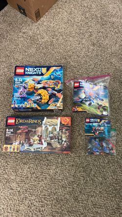 Lord of the Rings and Nexo Knight Lego Sets