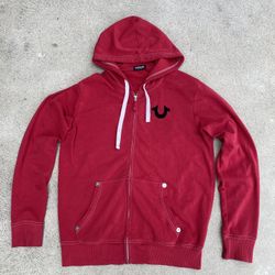 True Religion Zip Up Hoodie 