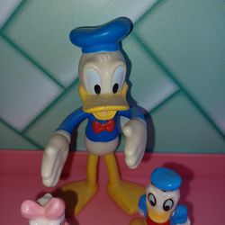 Donald And Daisy Duck Figures,3
