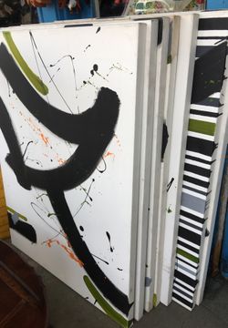 12 pcs of art hand painted all different