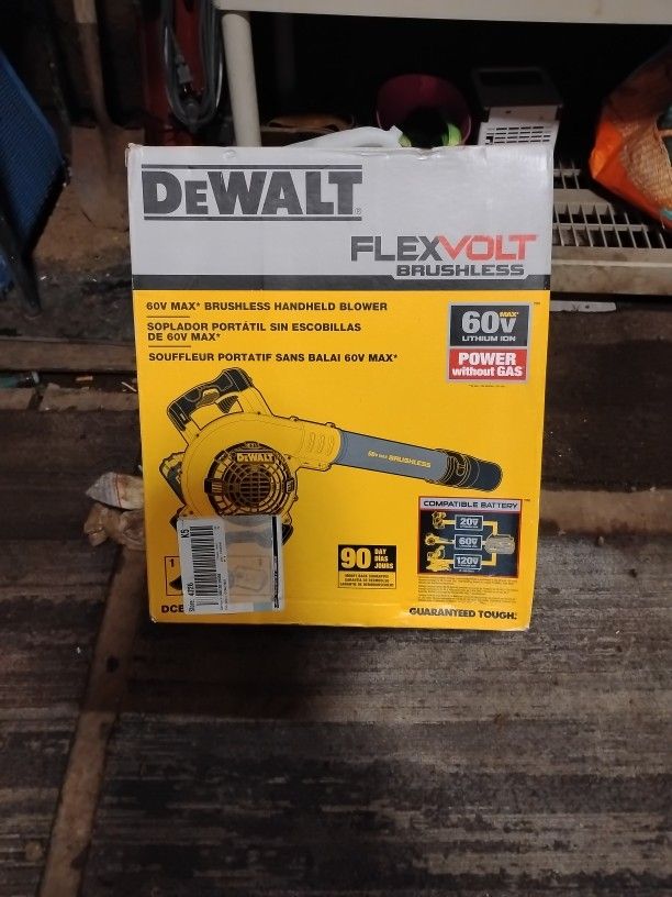 DeWalt Brand New 60v Max Brushless Handheld Blower