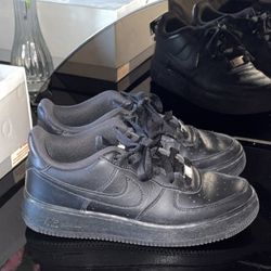 All Black Nike Air Force 1s