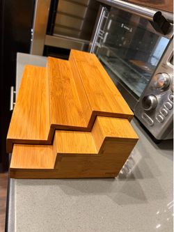 Bamboo spice organizer