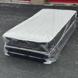 New Twin Size Mattress And Box Spring Set // We Offer  🚚