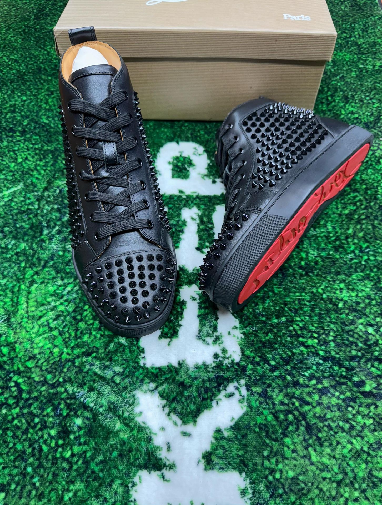 Christian Louboutin Louis Spikes Sneakers