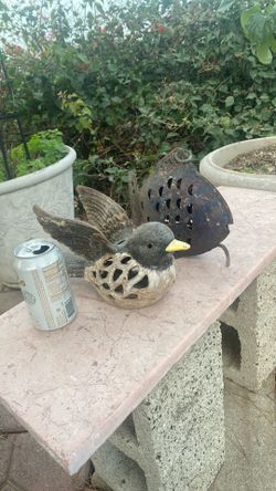 yard decoration and candle holders