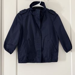 Banana Republic Navy Lightweight Windbreaker Jacket