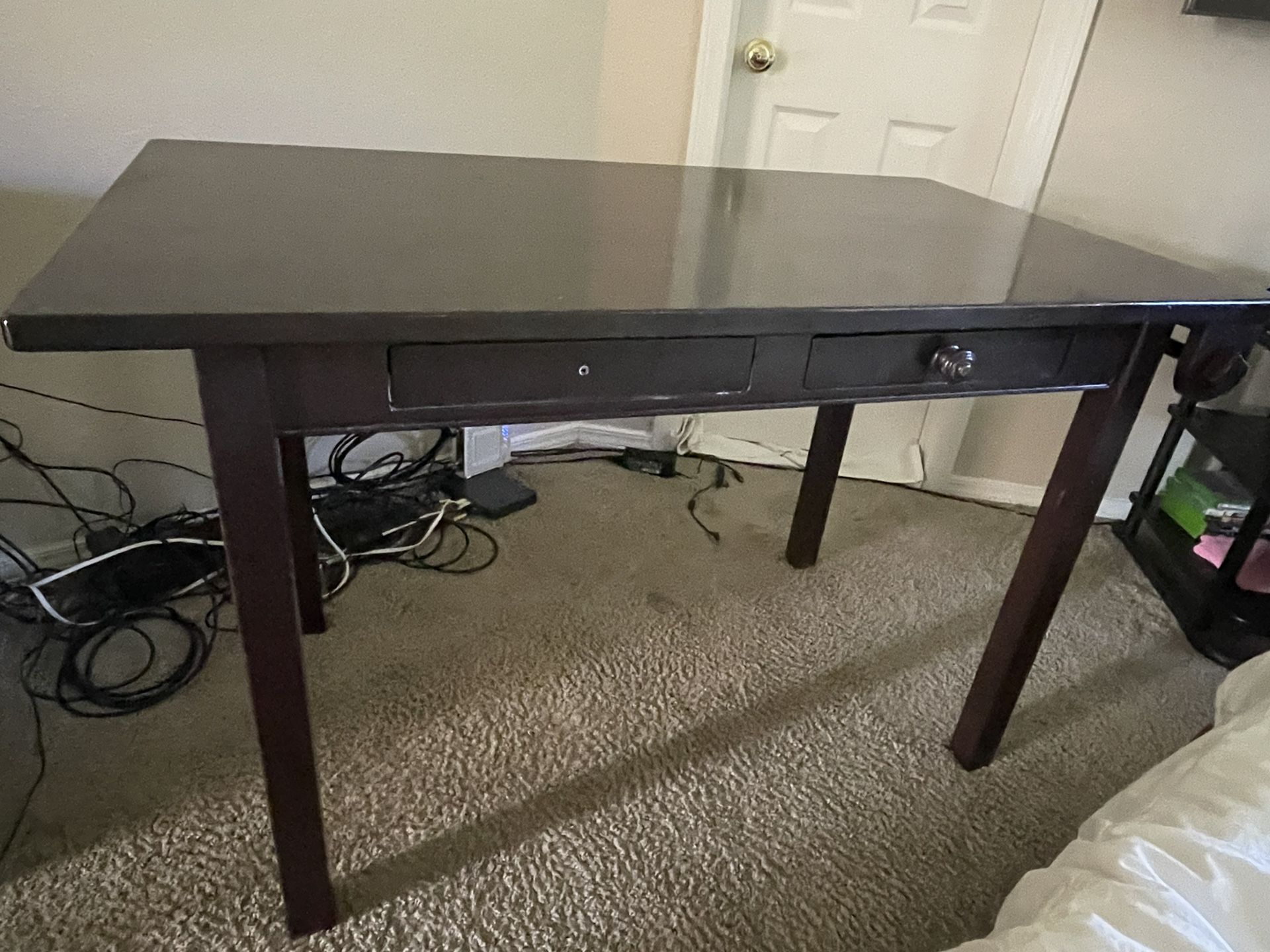 Land Of Nod/Pottery Barn Solid Wood Art Table
