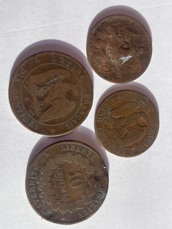 19th Century French Coins 