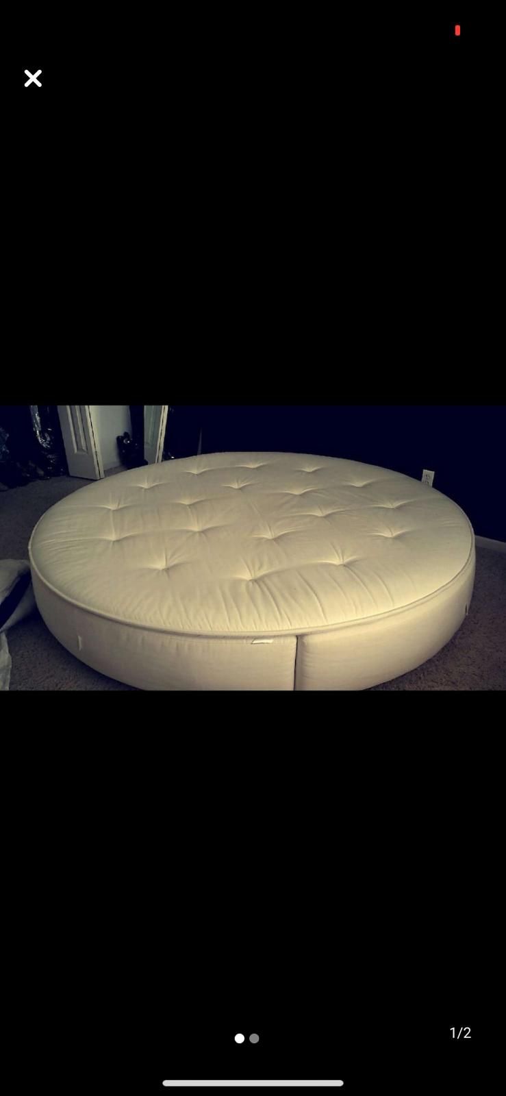 Round bed ( clean)