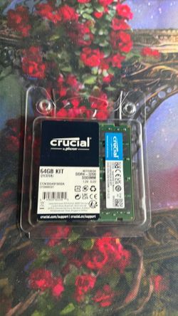 Crucial 64 GB kit for notebook
