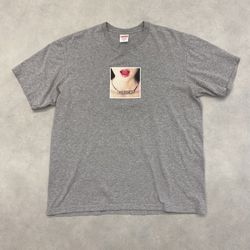 Supreme Necklace Tee SS18 (Heather Grey, size M)