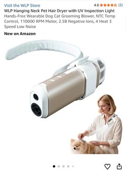 WLP Hands-Free Hanging Neck Pet Hair Dryer