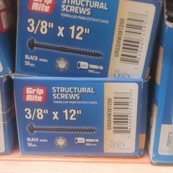 3/8" × 12IN  STRUCTURAL SCREWS 