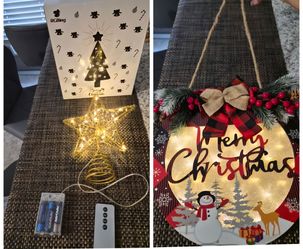 Battery-operated Christmas decor bundle