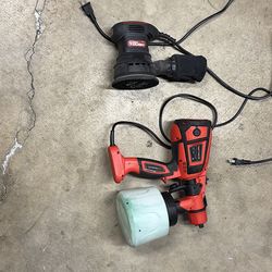 sander & paint gun