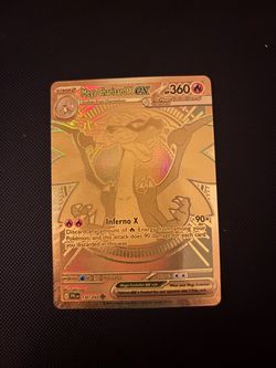 Phantasmal flames Mega Charizard X ex gold card