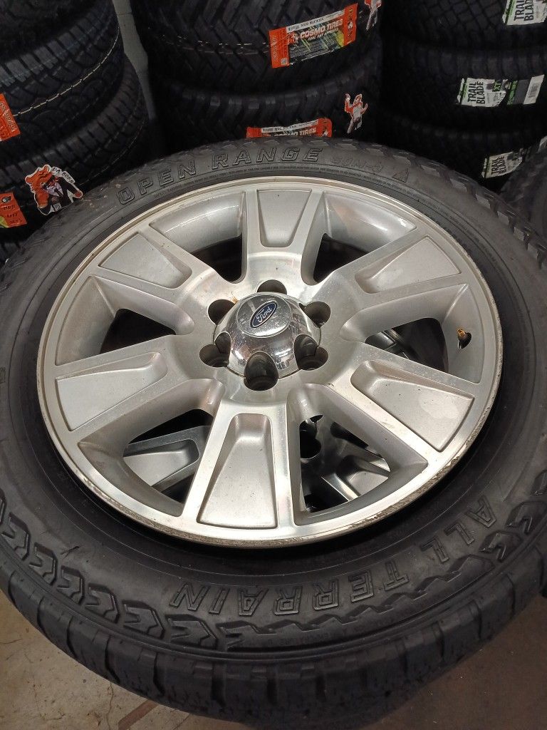 20 Inch Ford F-150 6x135 Wheels And Tires 275 55 20 Used Set for Sale ...