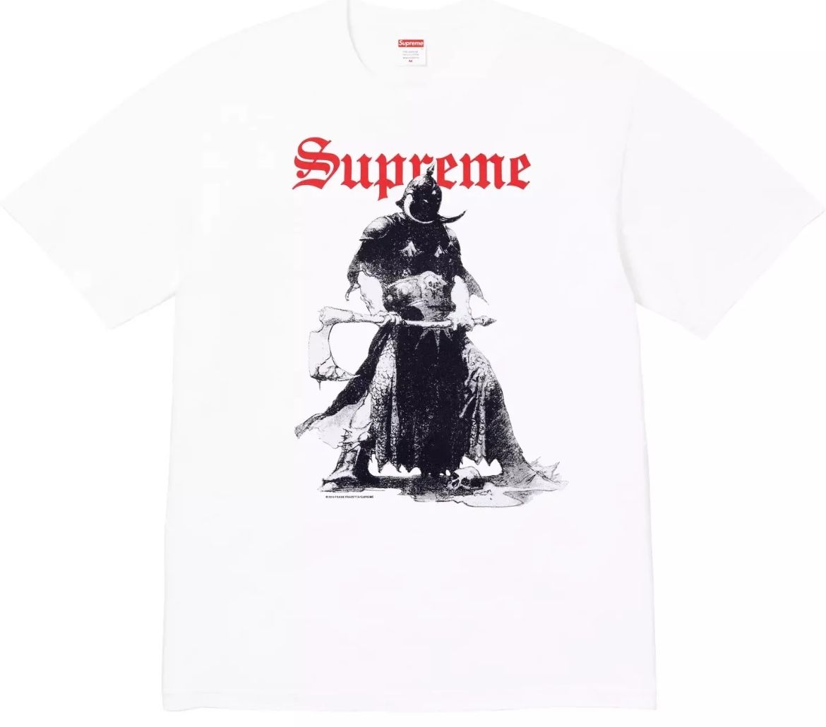 Supreme x Frank Frazetta Destruction tee white Medium