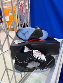 Air Jordan 5 Black Sneakers with Box