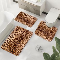 3Pcs Bath Mats for Bathroom Set