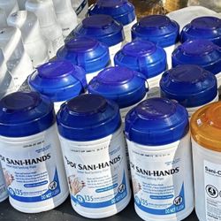 Hand Sanitizing Wipes $5 