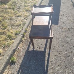 Wooden End Table 