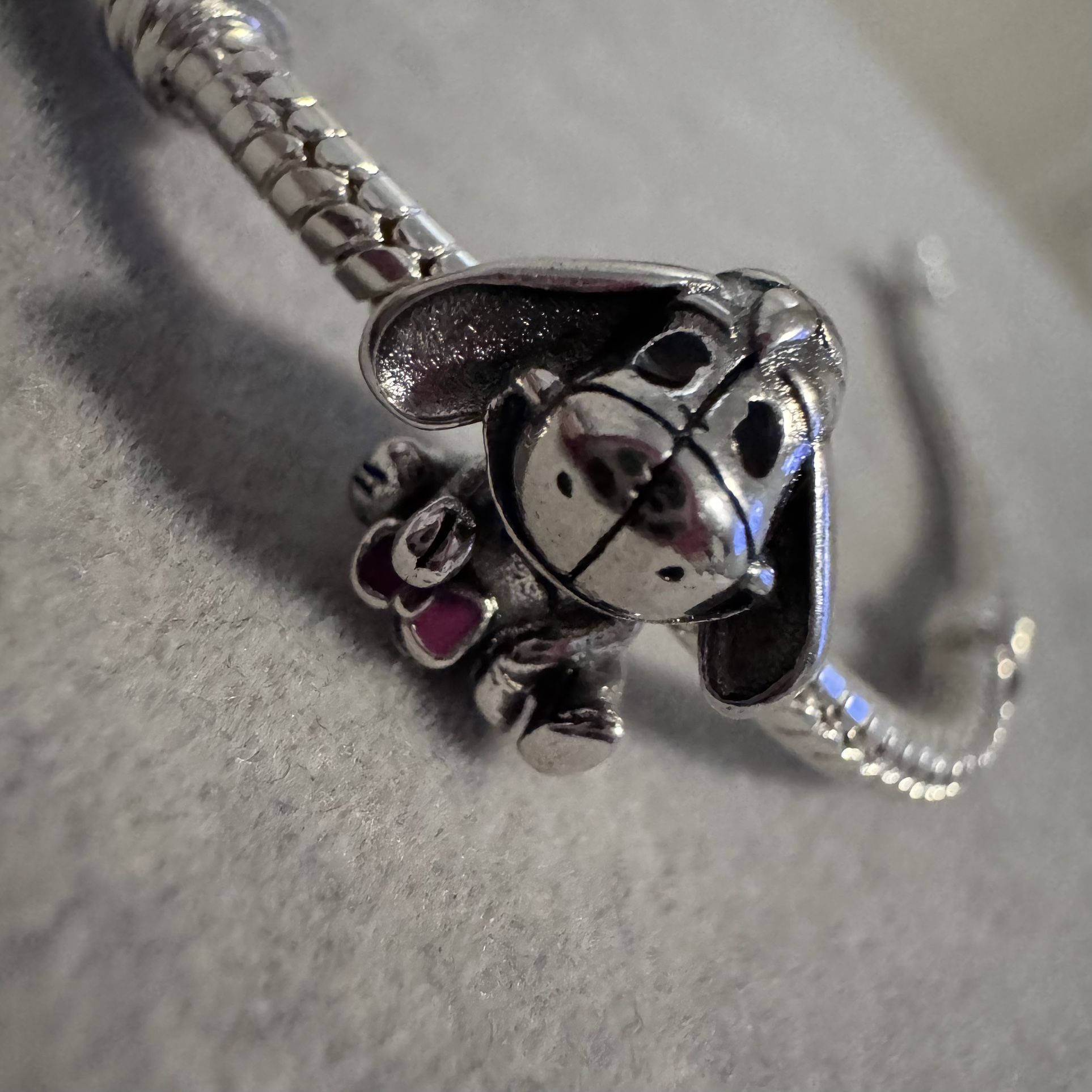 Eeyore From Winnie The Pooh S925 Sterling Silver Charm Fits Pandora
