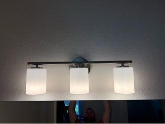 Six Matching Vanity Light Fixtures