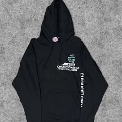 Black Anti Social Social Club Call of duty League Championship 2021 "Glory isn't given" hoodie Size XXL