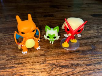 Pokémon Funko Pop! BUNDLE Lot Of 3 Starters Charizard Sprigatito Blaziken