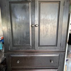 Solid Wood Armoire 
